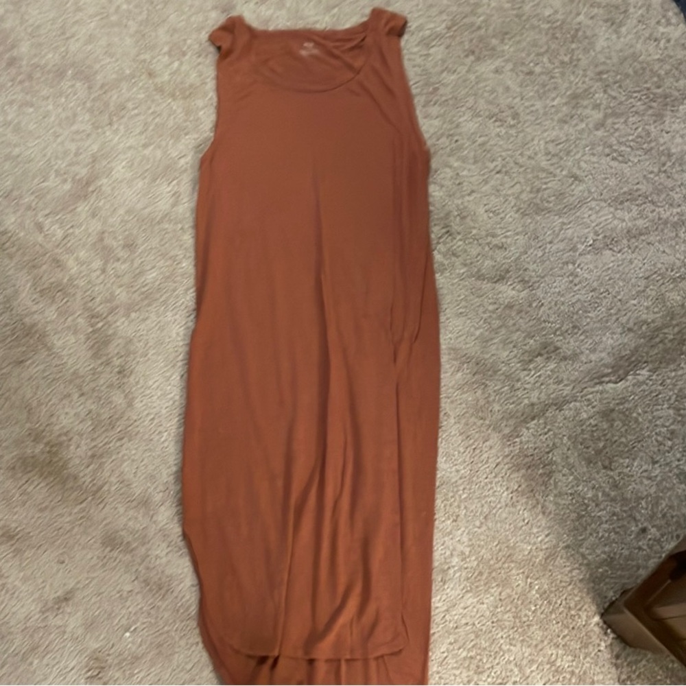 AERIE midi length rust colored dress/coverup